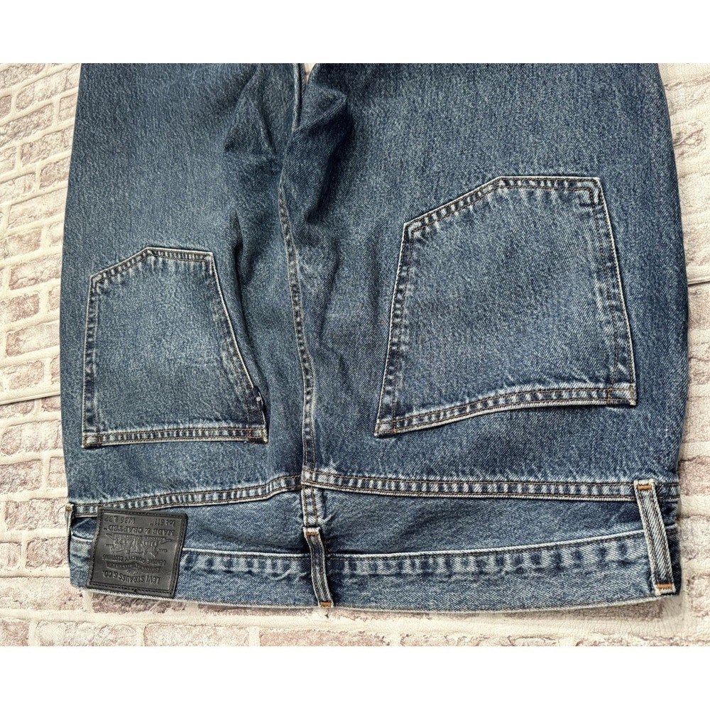 Levis‎ Jeans 511 Mens 36x32 Blue Slim Made and Crafted Big E Whiskers Premium - Picture 9 of 14